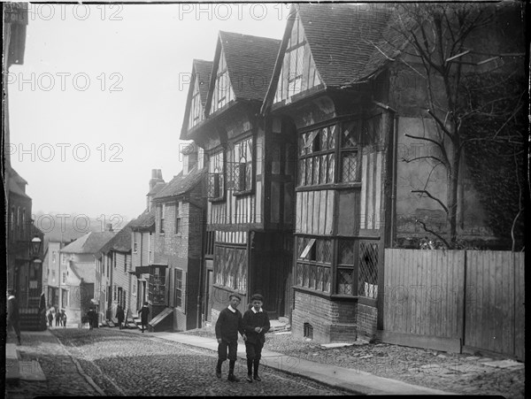 Hartshorn House, Mermaid Street, Rye, Rother, East Sussex, 1905. Creator: Katherine Jean Macfee.