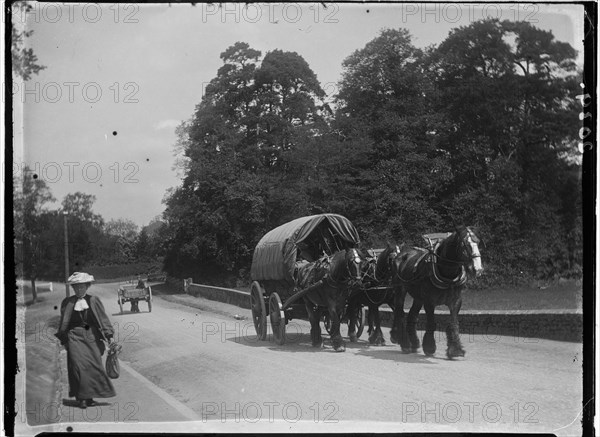 Mill Bridge, Frensham Road, Frensham, Waverley, Surrey, 1909. Creator: Katherine Jean Macfee.