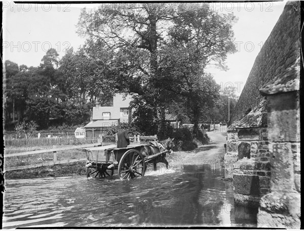 Mill Bridge, Frensham Road, Frensham, Waverley, Surrey, 1909. Creator: Katherine Jean Macfee.