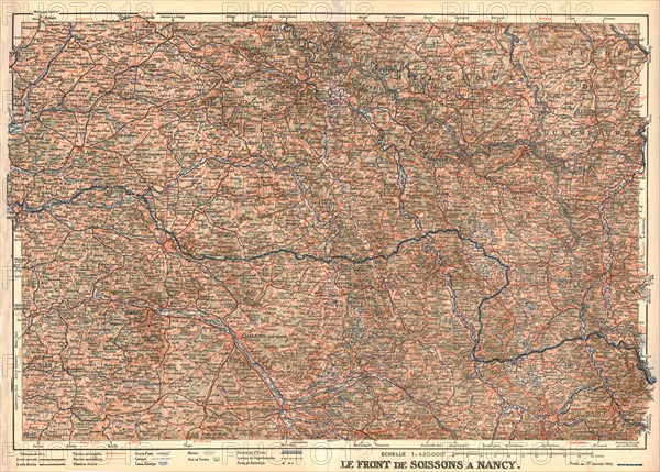 'Le Front de Soissons a Nancy. 1er janvier 1916', 1916. Creator: Unknown.