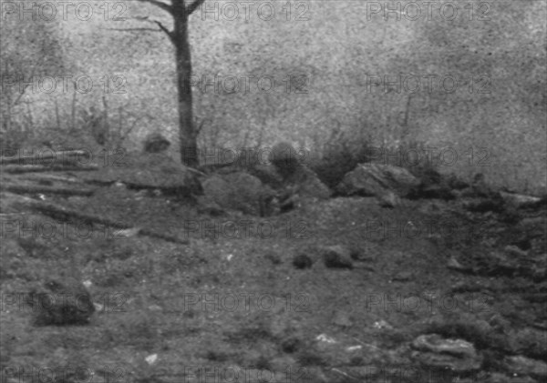 'Une semaine de combats sur la rive gauche de la Meuse; 15 mars (15 heures). --Apres nos..., 1916. Creator: Unknown.
