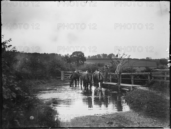 Chenies, Chiltern, Buckinghamshire, 1917. Creator: Katherine Jean Macfee.