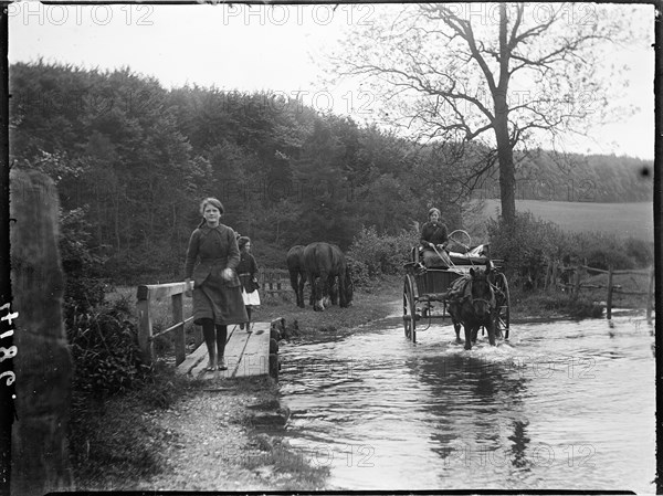 Chenies, Chiltern, Buckinghamshire, 1917. Creator: Katherine Jean Macfee.