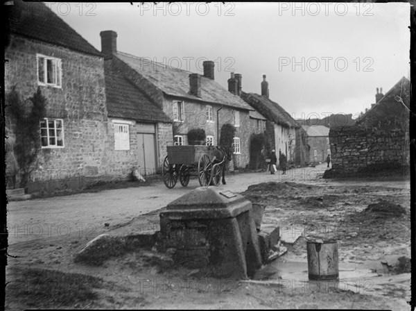 Brook Street, Shipton Gorge, West Dorset, Dorset, 1922. Creator: Katherine Jean Macfee.