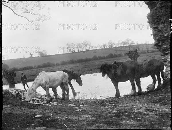 Minster Lovell, West Oxfordshire, Oxfordshire, 1924. Creator: Katherine Jean Macfee.