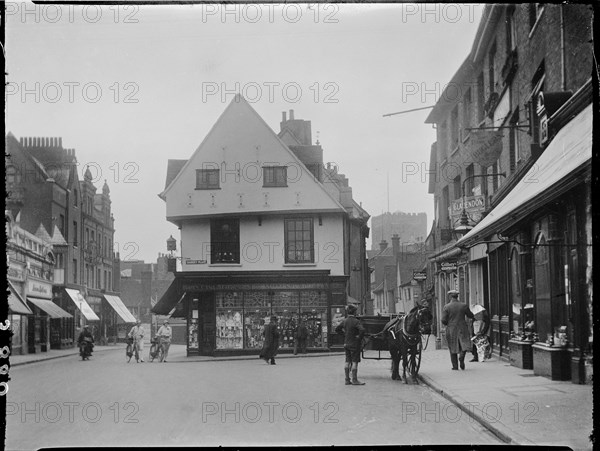 Market Place, St Albans, Hertfordshire, 1928. Creator: Katherine Jean Macfee.