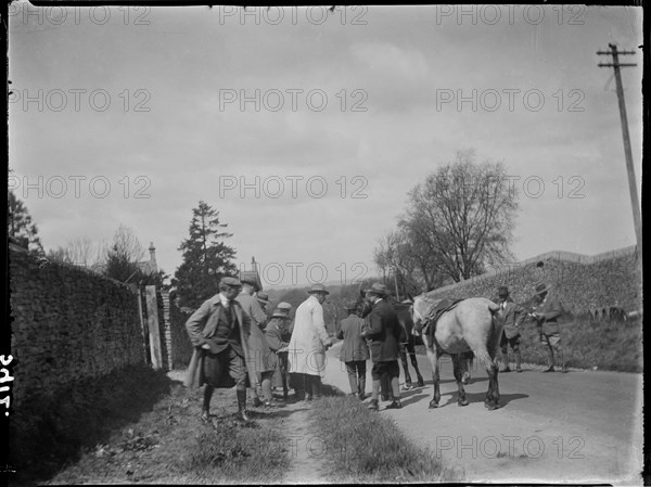 Stow-on-the-Wold, Cotswold, Gloucestershire, 1928. Creator: Katherine Jean Macfee.