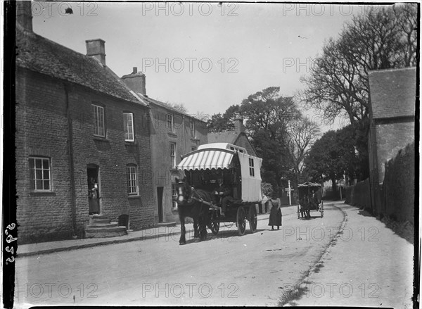 Stow-on-the-Wold, Cotswold, Gloucestershire, 1928. Creator: Katherine Jean Macfee.