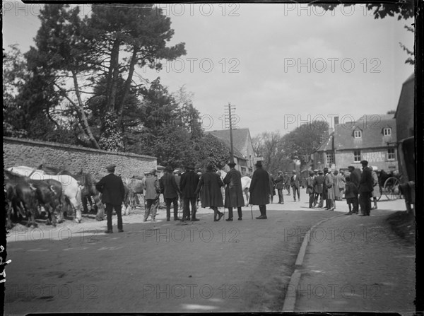 Fosse Way, Stow-on-the-Wold, Cotswold, Gloucestershire, 1928. Creator: Katherine Jean Macfee.