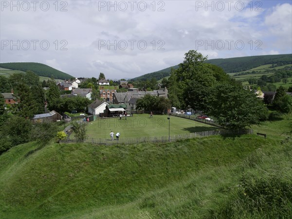 Clun Bowling Club, Castle Street, Clun, Shropshire, 2007. Creator: Simon Inglis.