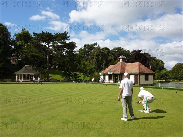 Alexandra Park, Alexandra and Clive Green Bowls Clubs, St Helen's Road, Hastings, East Sussex, 2010. Creator: Simon Inglis.