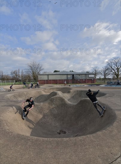 Byron Recreation Ground, Harrow Skatepark, Harrow, London, 2012. Creator: Simon Inglis.