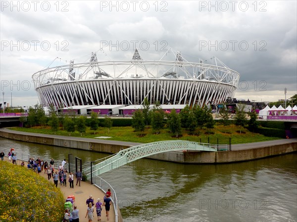 Olympic Stadium, Queen Elizabeth Olympic Park, Stratford, Newham, London, 2012. Creator: Simon Inglis.