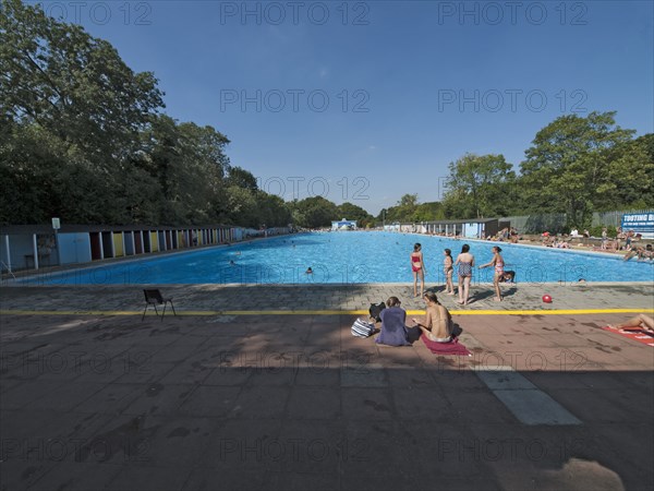 Tooting Bec Lido, Tooting Bec Road, Streatham, Wandsworth, London, 2013. Creator: Simon Inglis.