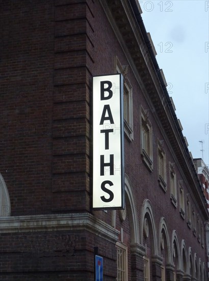 Ironmonger Row Baths, Ironmonger Row, St Luke's, Islington, London, 2013. Creator: Simon Inglis.