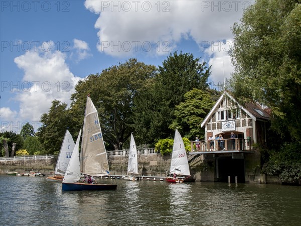 Twickenham Yacht Club, Riverside, Twickenham, Richmond upon Thames, London, 2013. Creator: Simon Inglis.