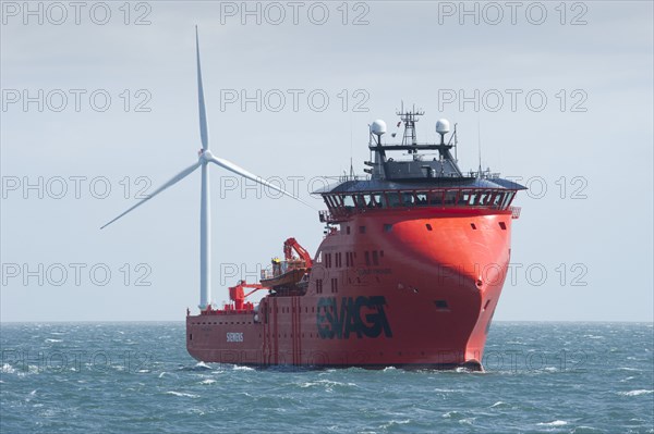 Westermost Rough Wind Farm, 2015. Creator: Alun Bull.