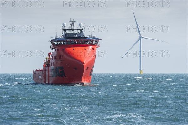 Westermost Rough Wind Farm, 2015. Creator: Alun Bull.