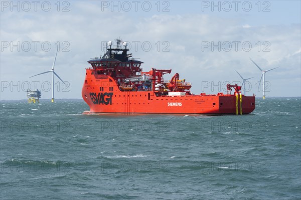 Westermost Rough Wind Farm, 2015. Creator: Alun Bull.