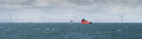 Westermost Rough Wind Farm, 2015. Creator: Alun Bull.