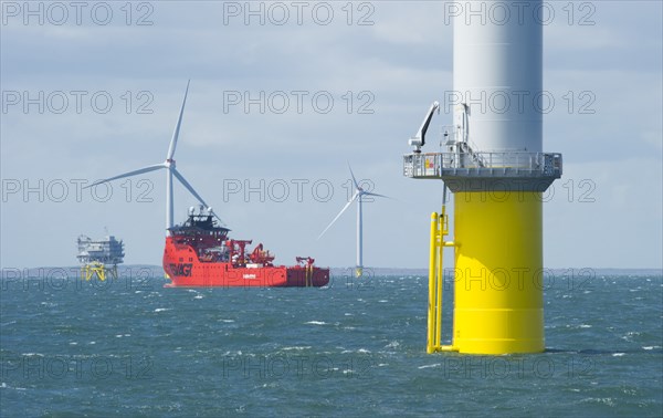 Westermost Rough Wind Farm, 2015. Creator: Alun Bull.