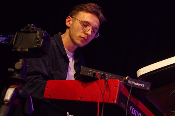 Jack Stephenson-Oliver, Daisy George Quintet, New Generation Jazz Festival, Shoreham by Sea, 2022. Creator: Brian O'Connor.