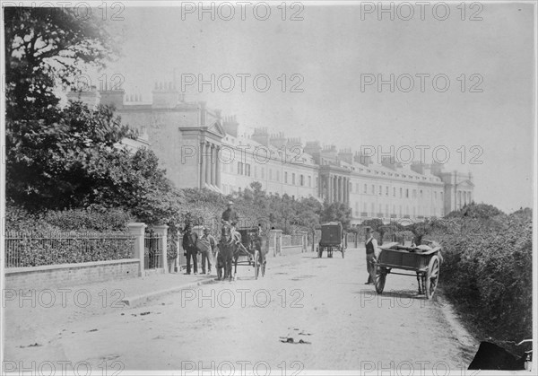 The Crescent, 7-24 Crescent Road, Anglesey, Gosport, Hampshire, c1870. Creator: Unknown.