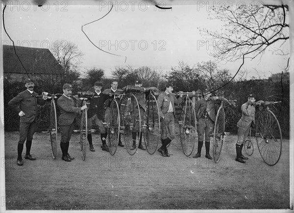 Possibly members of the Putney Cycling Club, England, c1890. Creator: Unknown.