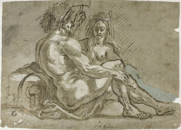 River God and a Nymph, n.d.