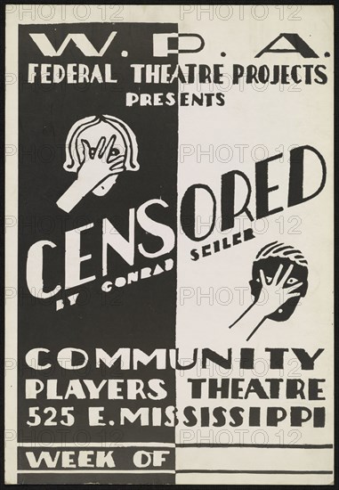 Censored, [193-]. Creator: Unknown.