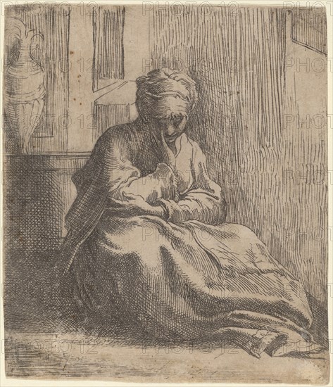 Saint Thaïs. Creator: Parmigianino.