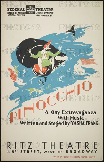 Pinocchio, [193-]. Creator: Unknown.