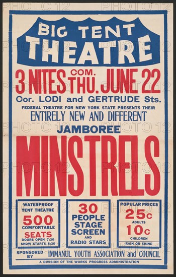 Minstrels, [193-]. Creator: Unknown.