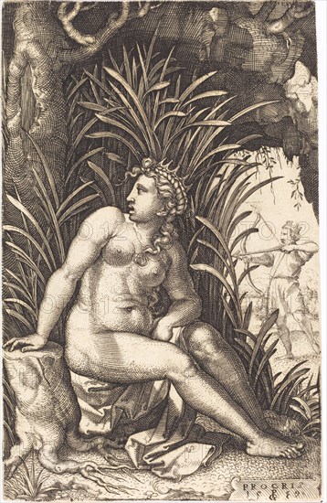 Procris, 1539. Creator: Georg Pencz.