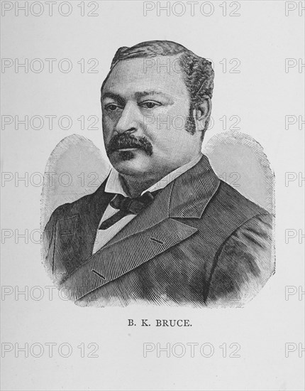 B. K. Bruce, 1887. Creator: Unknown.