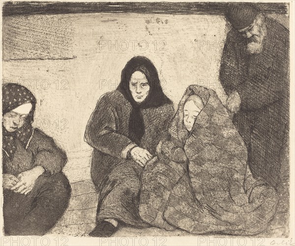 Emigrants, 1922. Creator: Emil Orlik.