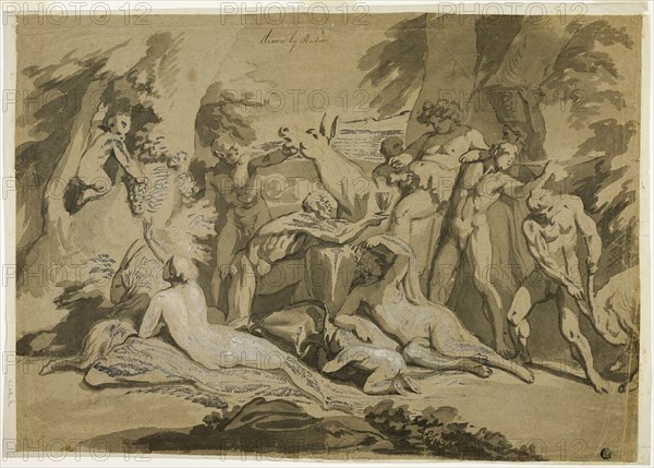 Drunken Silenus Satyr and Nymphs, n.d.