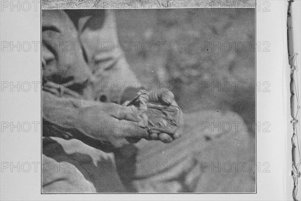 Making a hand, 1926. Creator: Unknown.