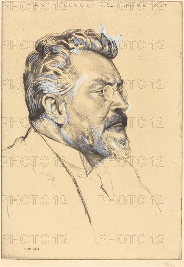 Max Slevogt, 1917. Creator: Emil Orlik.