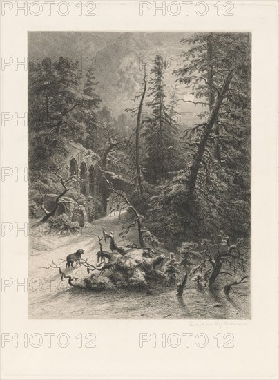 Winter, 1871. Creator: Eduard Willmann.