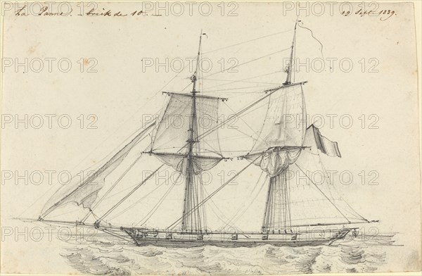 La Panne, 1839. Creator: Charles Meryon.