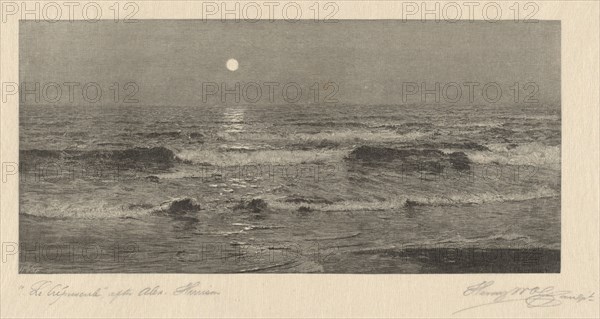 Le Crépuscule, 1891. Creator: Henry Wolf.