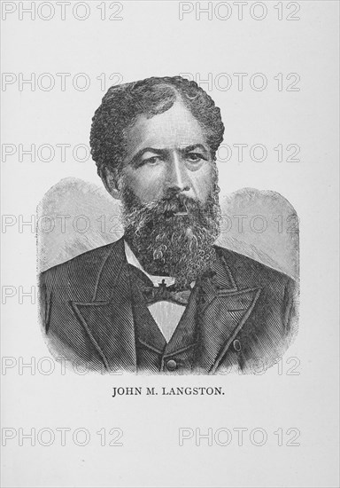 John M. Langston, 1887. Creator: Unknown.