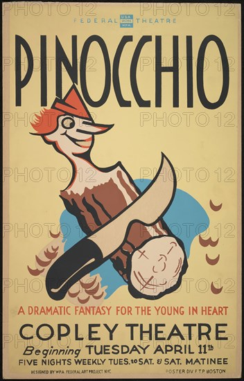 Pinocchio, Boston, 1939. Creator: Unknown.