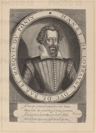 Henri, duc de Bar. Creator: Thomas de Leu.