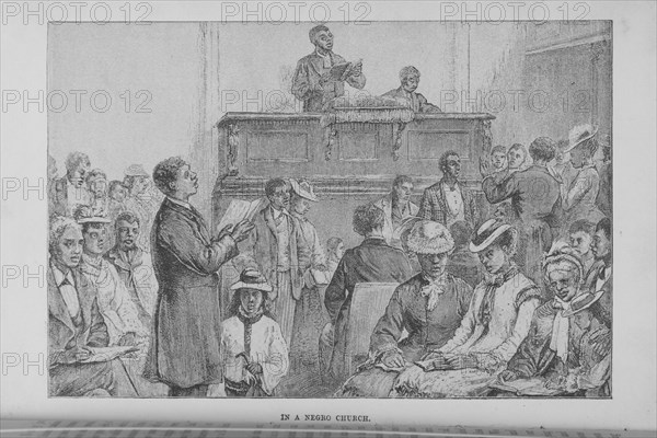 In a Negro Church, 1882. Creator: Unknown.