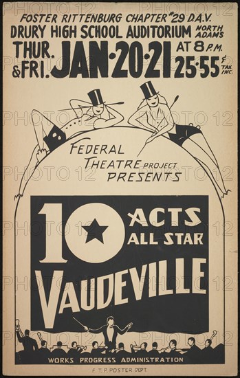 Vaudeville Revue, [193-]. Creator: Unknown.