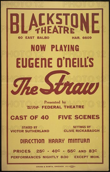 The Straw, Chicago, 1937. Creator: Unknown.