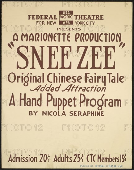 Snee Zee, New York, 1936. Creator: Unknown.