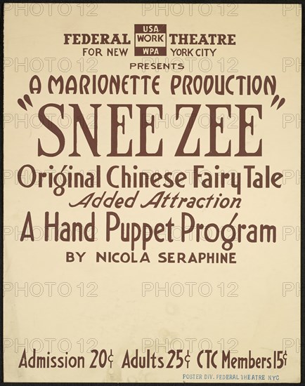 Snee Zee, New York, 1936. Creator: Unknown.